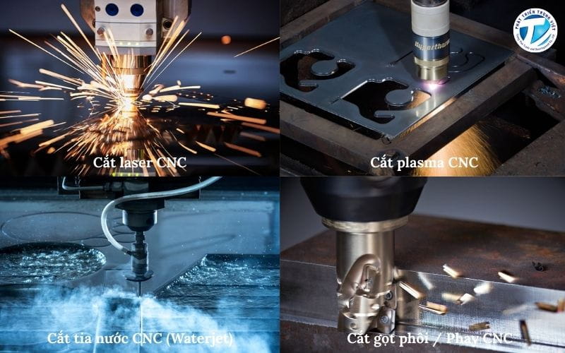 Công nghệ cắt CNC phổ biến
